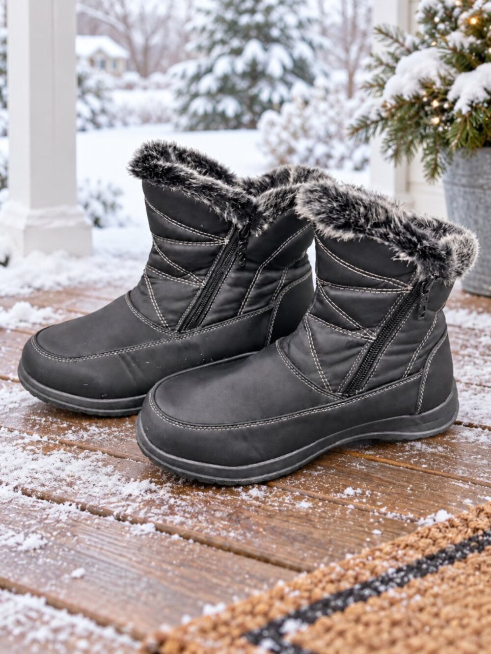 Totes Insulated Winter Boots – Women’s Size 10 – Cozy & Water-Resistant